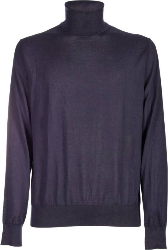 Dolce & Gabbana Cashmere Turtleneck Sweater Blauw Heren