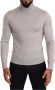 Dolce & Gabbana Gray Cashmere Turtleneck Pullover Sweater Grijs Heren - Thumbnail 1