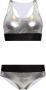 Dolce & Gabbana Grijze Zeekleding Racerback Bikini Set Gray Dames - Thumbnail 3