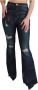 D&G Broek D&G Dolce Gabbana Distressed Bell Bottom Jeans PAN71050 - Thumbnail 1