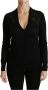 Dolce & Gabbana Exclusieve Cardigan Sweater Nu in de aanbieding! Black Dames - Thumbnail 1