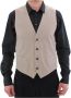 Dolce & Gabbana Vest met Verstelbare Band en Logo Details Beige Heren - Thumbnail 1
