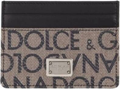 Dolce & Gabbana Wallets Cardholders Bruin Heren