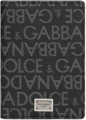 Dolce & Gabbana Zwarte Portemonnees Stijlvolle Collectie Black Heren