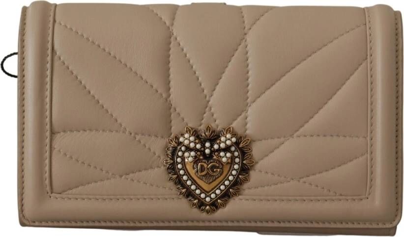 Dolce & Gabbana Wallets Cardholders Beige Dames