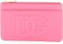 Dolce & Gabbana Leren Kaarthouder in Wisteria Kleur met DG Logo Purple Dames - Thumbnail 1