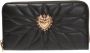 Dolce & Gabbana Gewatteerde leren portemonnee met Heilig Hart Black Dames - Thumbnail 1
