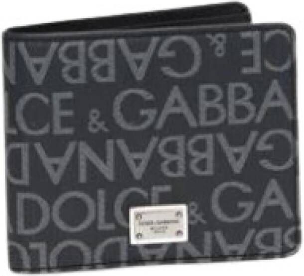 Dolce & Gabbana Zwarte St. Dauphine Portemonnee Stijlvol en Functioneel Black Heren