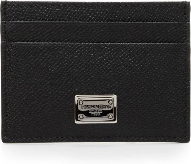 Dolce & Gabbana Pinaforemetal Portemonnee Black Heren