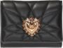 Dolce & Gabbana Zwarte portemonnee met drukknoopsluiting Black Dames - Thumbnail 1