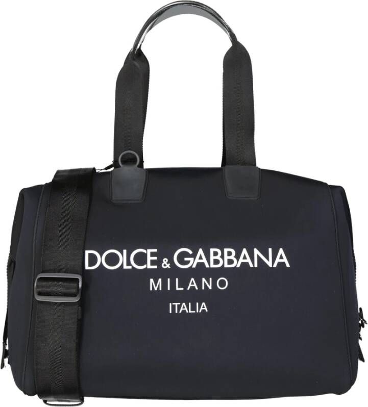 Dolce & Gabbana Luxe Weekendtas voor Heren Black Heren