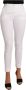 Dolce & Gabbana Elegante Witte Slim Fit Pantalon White Dames - Thumbnail 1