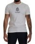 Dolce & Gabbana Witte Logo Katoenen Amor Magister T-shirt White Heren - Thumbnail 1