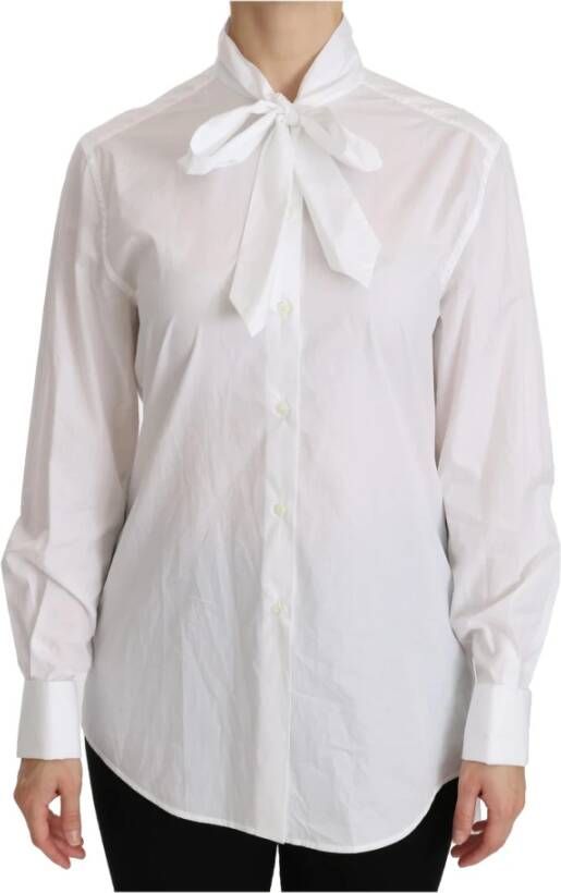 Dolce & Gabbana Upgrade je garderobe met stijlvolle witte polo White Dames
