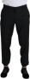 Dolce & Gabbana Slim-fit Trousers Black Heren - Thumbnail 1