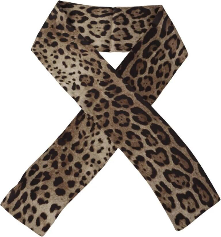 Dolce & Gabbana Winter Scarves Bruin Heren