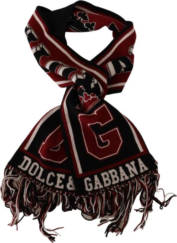 Dolce & Gabbana Winter Scarves Rood Heren