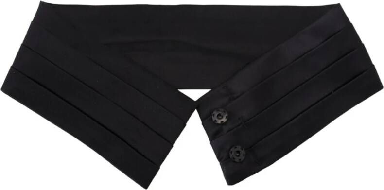 Dolce & Gabbana Zijden Taille Cummerbund voor Vrouwen Black Dames