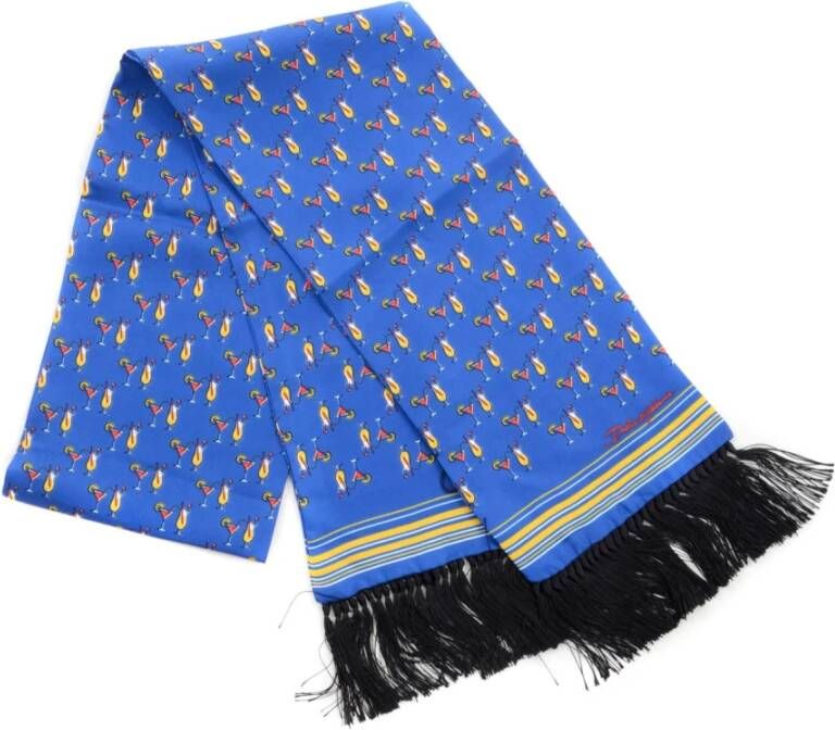 Dolce & Gabbana Winter sjaals Blauw Heren