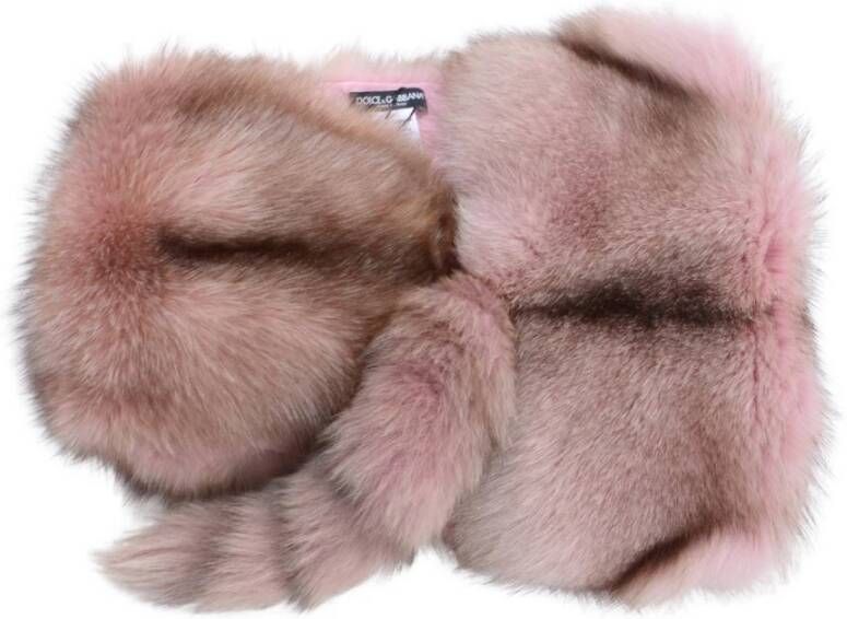Dolce & Gabbana Wintersjaal Roze Dames