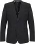 Dolce & Gabbana Zwarte single-breasted blazer van zuivere scheerwol Black Heren - Thumbnail 1