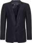 Dolce & Gabbana Donkerblauwe Single-Breasted Wollen Blazer Blue Heren - Thumbnail 1