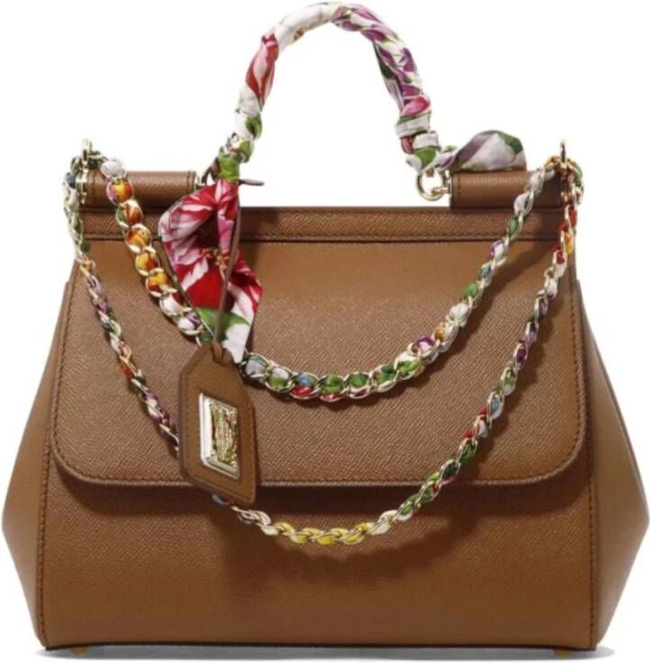 Dolce & Gabbana Women Bags Shoulder Bag Brown Ss23 Bruin Dames