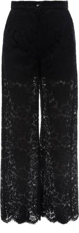 Dolce & Gabbana Women Clothing Trousers Black Ss23 Zwart Dames