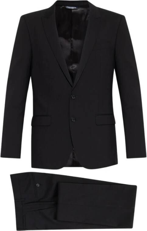 Dolce & Gabbana Wool suit Zwart Heren