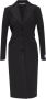 Dolce & Gabbana Lange Jas met Voorknoopsluiting Black Dames - Thumbnail 1