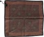 Dolce & Gabbana Bruin Patroon Zijden Zakdoek Sjaal Brown Heren - Thumbnail 1
