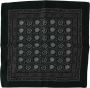 Dolce & Gabbana Luxe Multicolor Zijden Zakdoek Black Unisex - Thumbnail 1