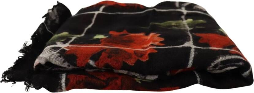 Dolce & Gabbana Zijdeachtige sjaals Zwart Dames
