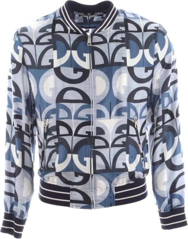 Dolce & Gabbana Zip-throughs Blauw Heren