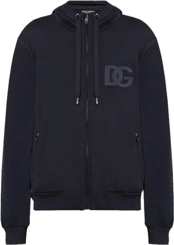 Dolce & Gabbana Zip-throughs Blauw Heren