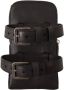 Dolce & Gabbana Zwarte Leren Dubbele Riem Multi Kit Portemonnee Black Heren - Thumbnail 2