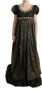 Dolce & Gabbana Pre-owned Black Yellow Crystal Lace Shift Dress Black Dames - Thumbnail 1