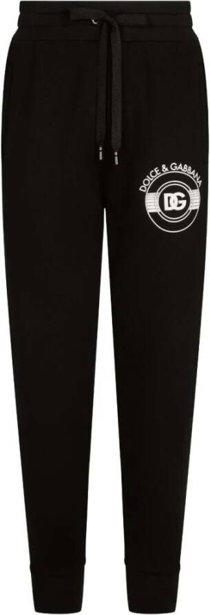 Dolce & Gabbana Zwarte Aw23 Herenbroek Zwart Heren