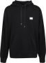 Dolce & Gabbana Zwarte Katoenen Hoodie met Logo Patch Zwart Heren - Thumbnail 1