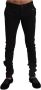 Dolce & Gabbana Zwarte Katoenen Stretch Slim Fit Skinny Broek Black Heren - Thumbnail 1