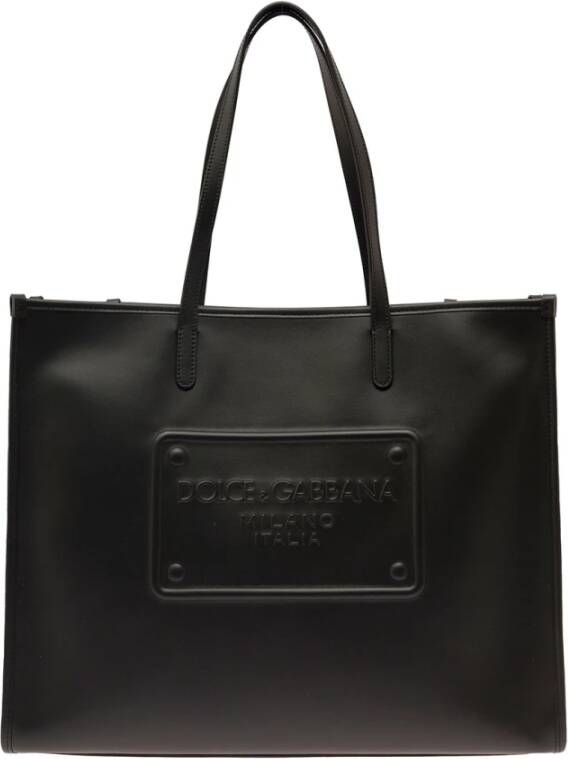 Dolce & Gabbana Zwarteylon Tassen van Dolce Gabbana Black Heren