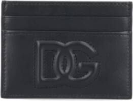 Dolce & Gabbana Zwarte Portemonnees met Portacarte Zwart Dames