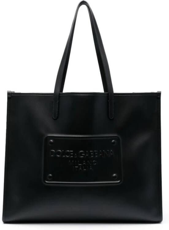Dolce & Gabbana Zwarte Shoppingtassen van Black