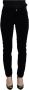Dolce & Gabbana Zwarte Katoenen Skinny Jeans met Middelhoge Taille Black Dames - Thumbnail 1