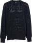 Dolce & Gabbana Zwarte Sweaters met Pinafore Metalen Detail Zwart Heren - Thumbnail 1