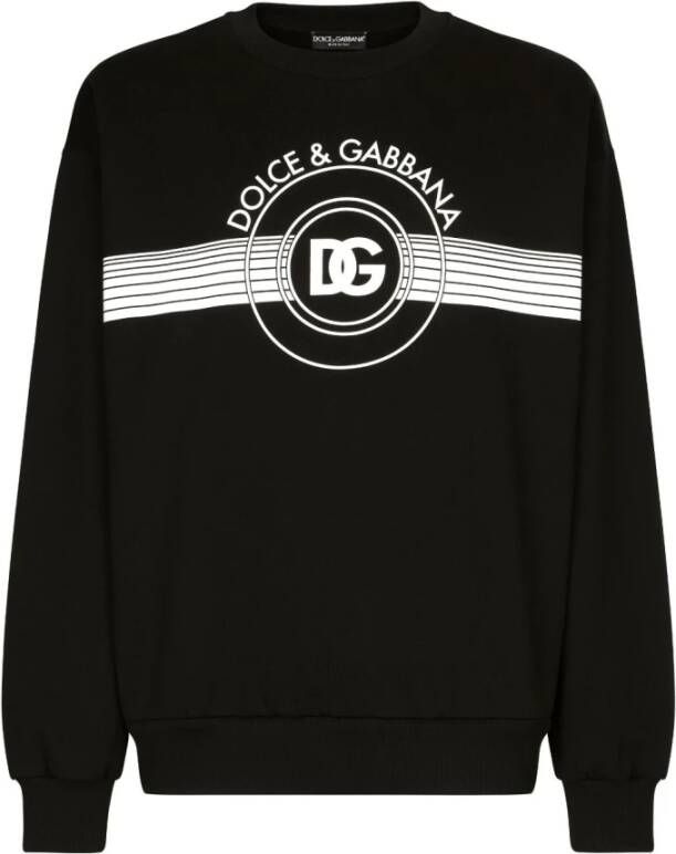 Dolce & Gabbana Zwarte Truien Stijlvolle Collectie Zwart Heren