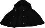 Dolce & Gabbana Elegante Zwarte Hooded Sjaal Wrap Black Dames - Thumbnail 1