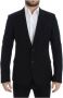 Dolce & Gabbana Zwarte wollen slim fit blazer Upgrade je formele garderobe Black Heren - Thumbnail 1