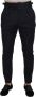 Dolce & Gabbana Zwarte wollen gestreepte chino broek Black Heren - Thumbnail 1