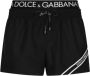 Dolce & Gabbana Zwarte zee kleding met elastische tailleband Zwart Heren - Thumbnail 1